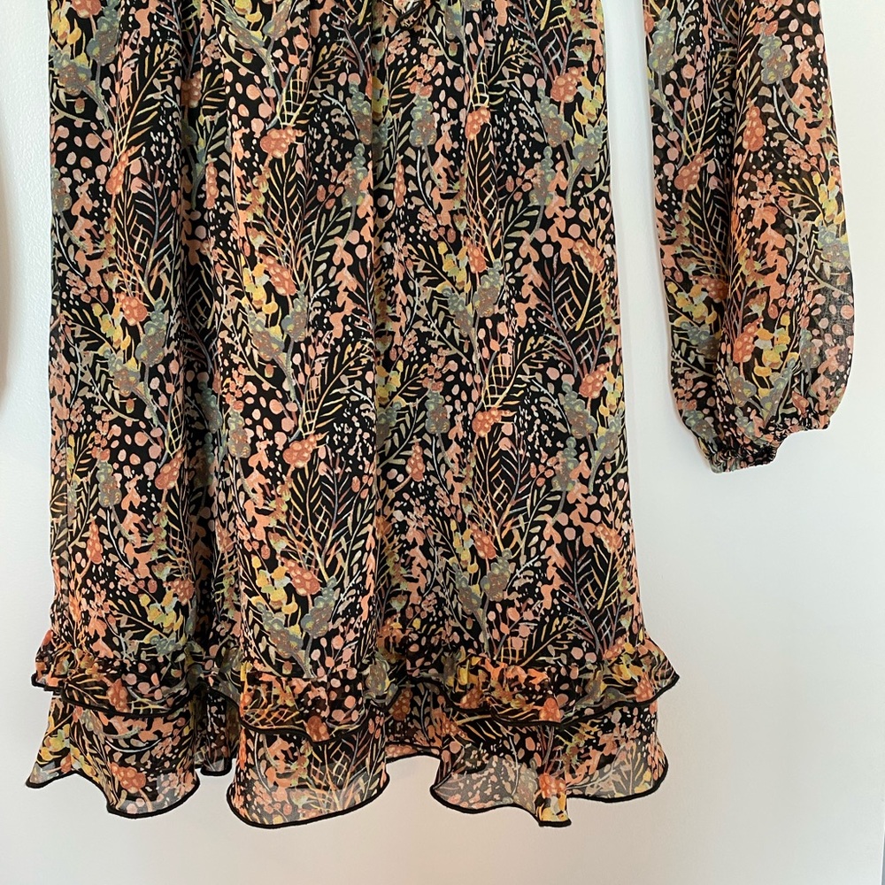 Topshop Ruffle Forest Minidress - Picture 8 of 9